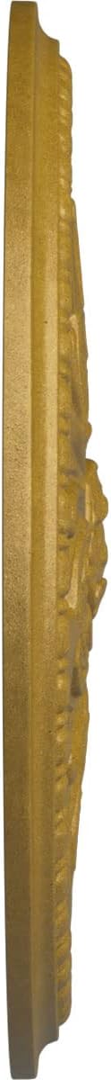 Medallón techo Swindon 16 7/8pulg dorado para toldos