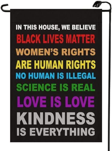 Bandera jardín Love is Love Pride 12x18pulg vertical doble cara