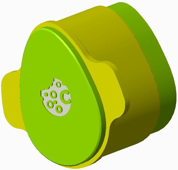 Set Moldes Cortadores Pastel Huevo 2pulg