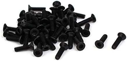 Tornillos avellanados hex 10.9 negro 50pcs