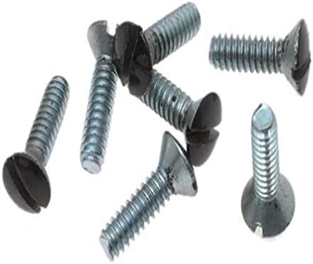 Tornillos repuesto placa pared 1/2pulg 6-32 oval 100uds
