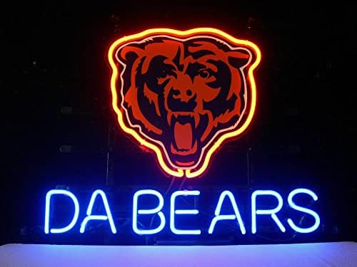 Lámpara neón Da Bears 14x10 pulg decoración bar