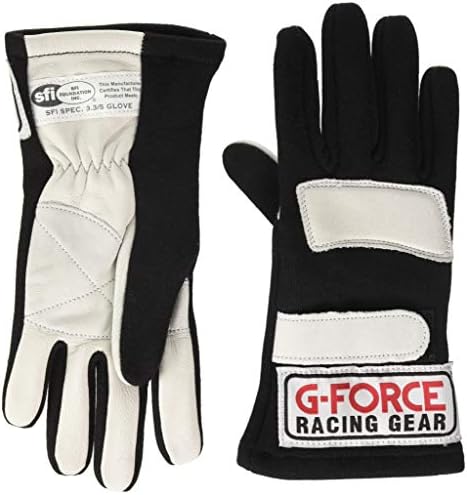 Guantes carreras junior talla pequeña color negro