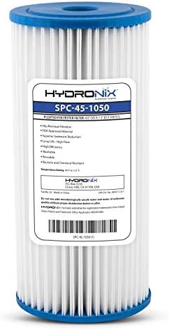 Filtro agua plisado universal 4.5x10pulg 50micras