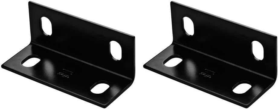 Soporte esquinero negro pack 2