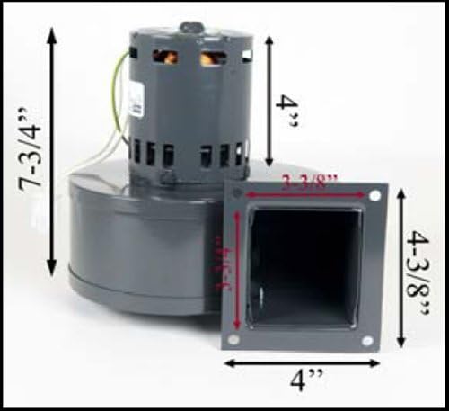 Ventilador convección estufa pellets