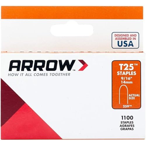 Grapas T25 Arrow 14mm paquete 1000