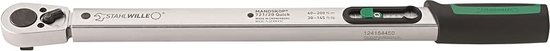 Llave dinamométrica 1/2 pulg trinquete permanente señal