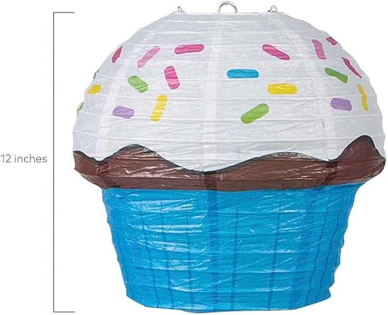 Faroles papel cupcakes 12pulg 6uds