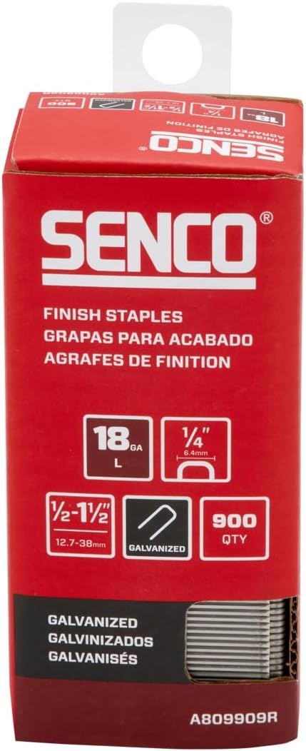 Grapas calibre 18 galvanizado 1/2-1 1/2 pulg 1000 pzas