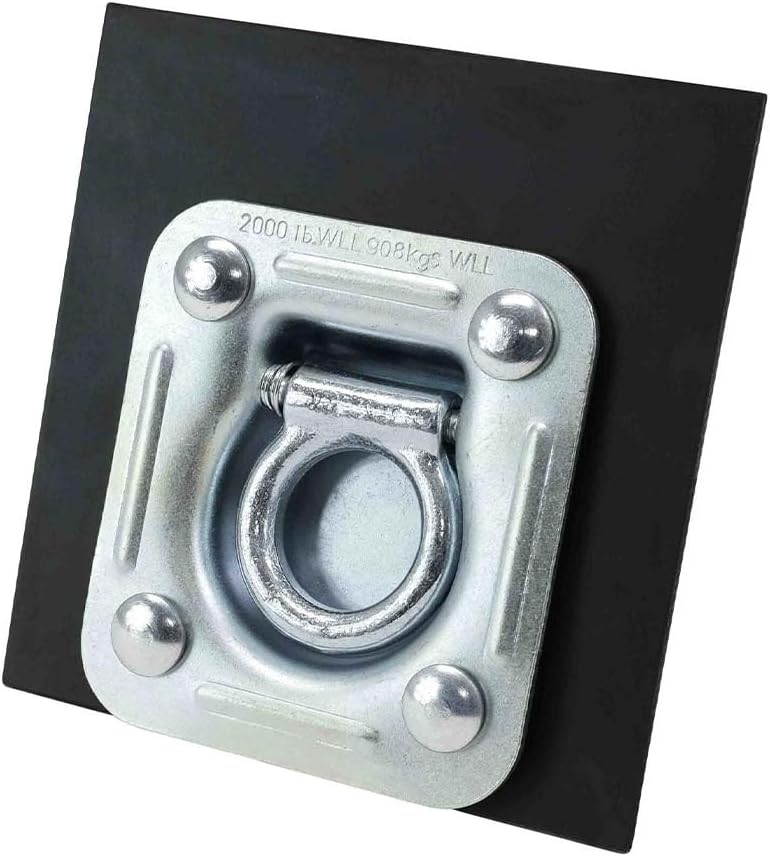 Pack 12 Anillos D Placa Empotrada 6000lb Amarre Remolque