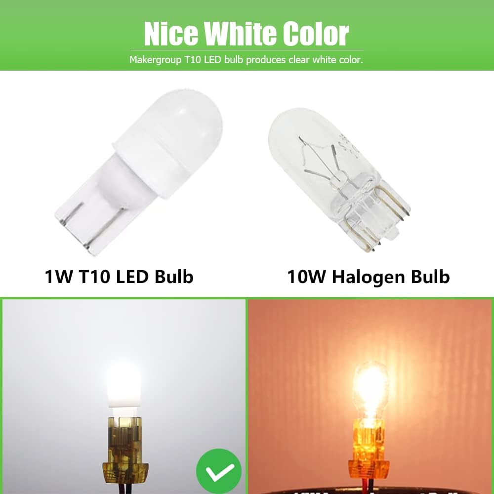 Bombilla LED W5WV blanco frío para luces automóvil