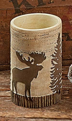 Vaso Woodland Moose y Bear