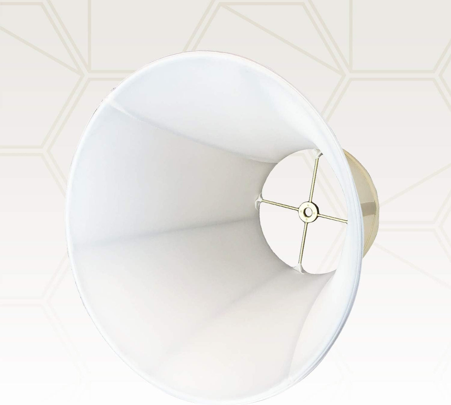 Pantalla básica lámpara True Bell 5x10pulg Beige Pack 2