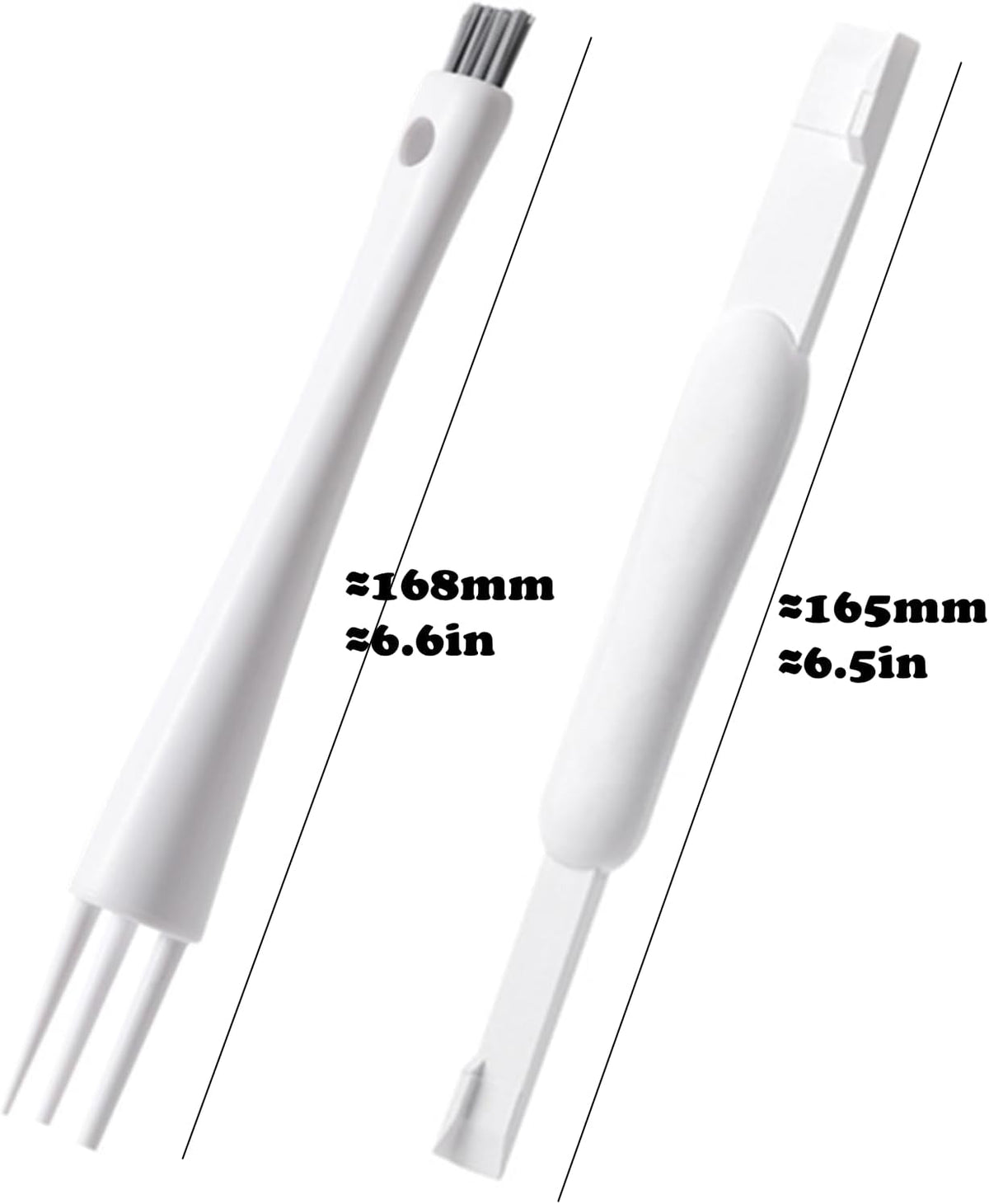 Set 2 Pzas Escoba Ropa Dura para Limpiar Grietas Cocina Baño