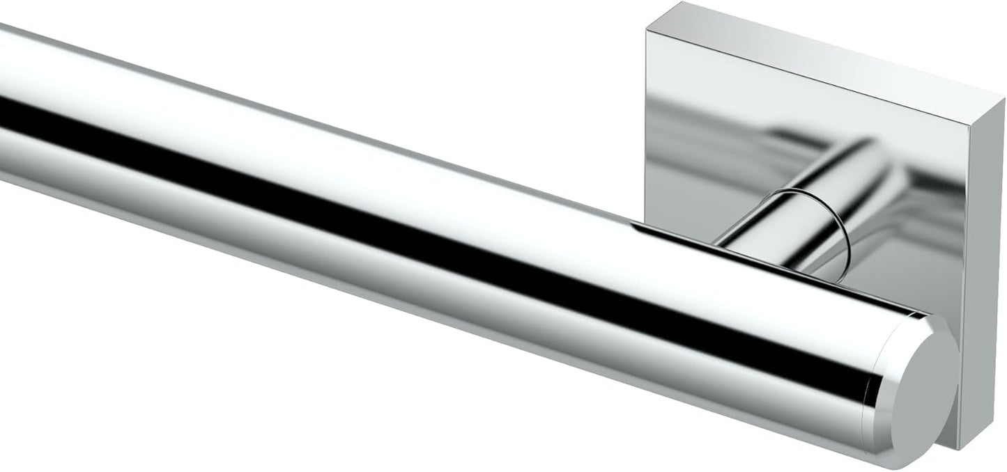 Barra agarre seguridad acero inox 24pulg cromo ADA baño