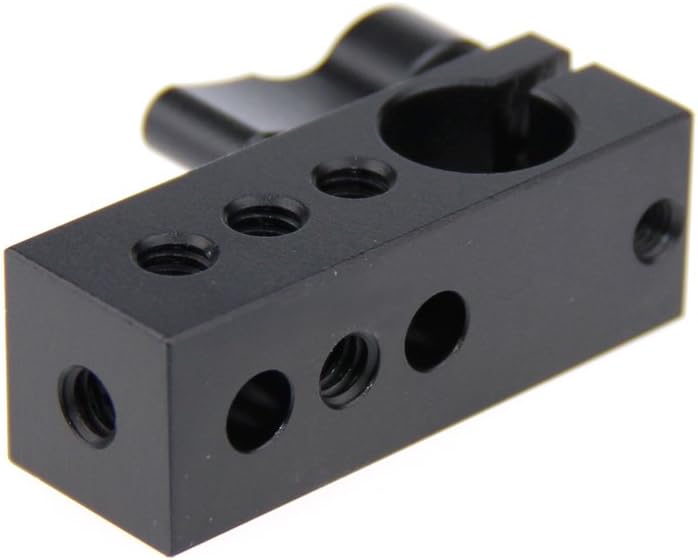 Abrazadera varilla 0.591pulg rosca 1/4 para soporte cámara SLR