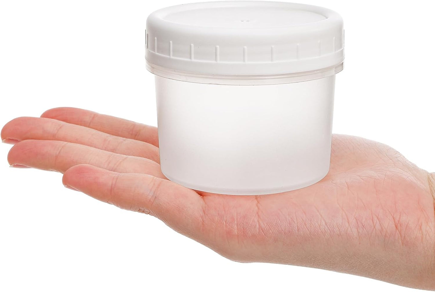 40 Pzas Recipientes Plástico 5oz con Tapas Rosca