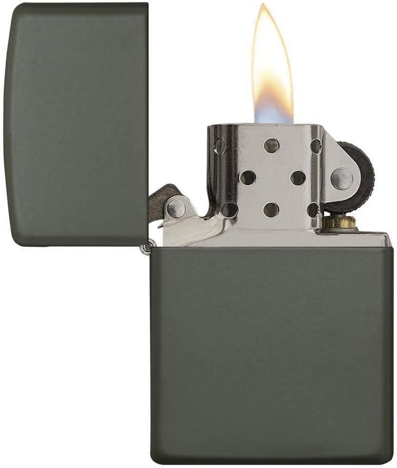Encendedor bolsillo Classic verde mate