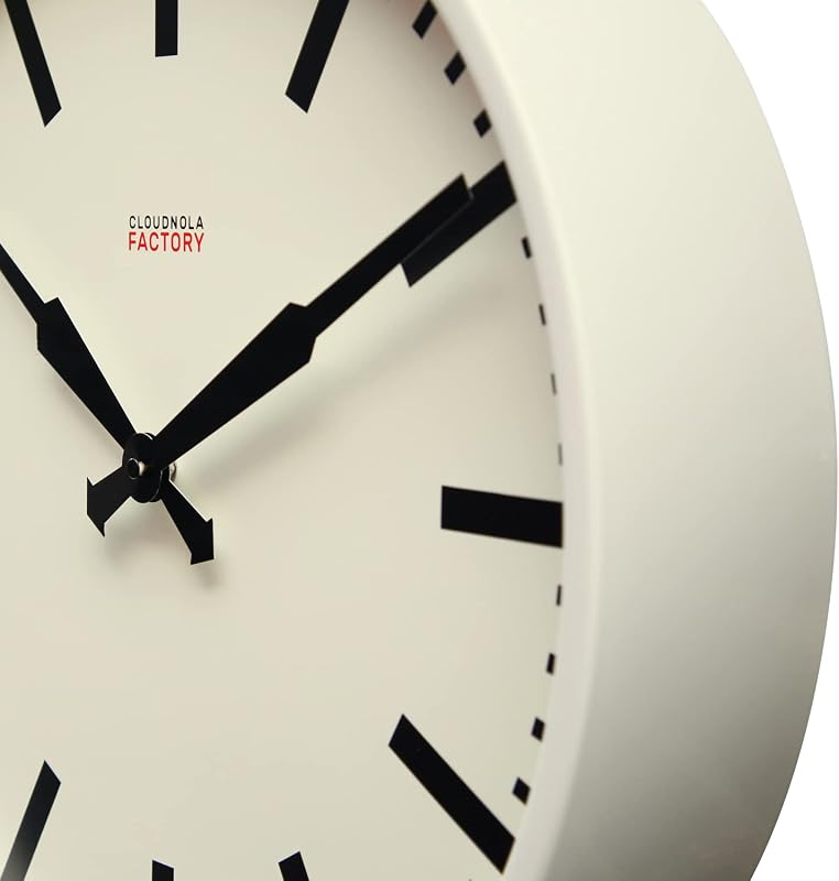 Reloj pared moderno sin tictac 18pulg movimiento cuarzo