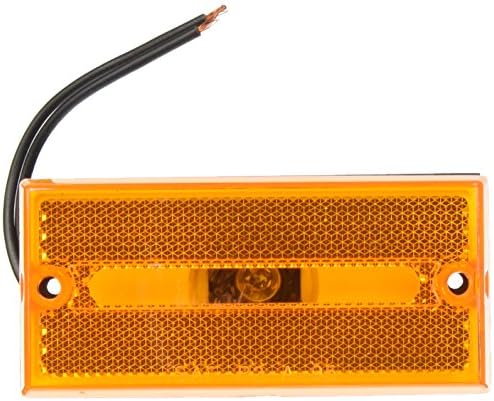 Luz rectangular ámbar para marcador lateral V132A
