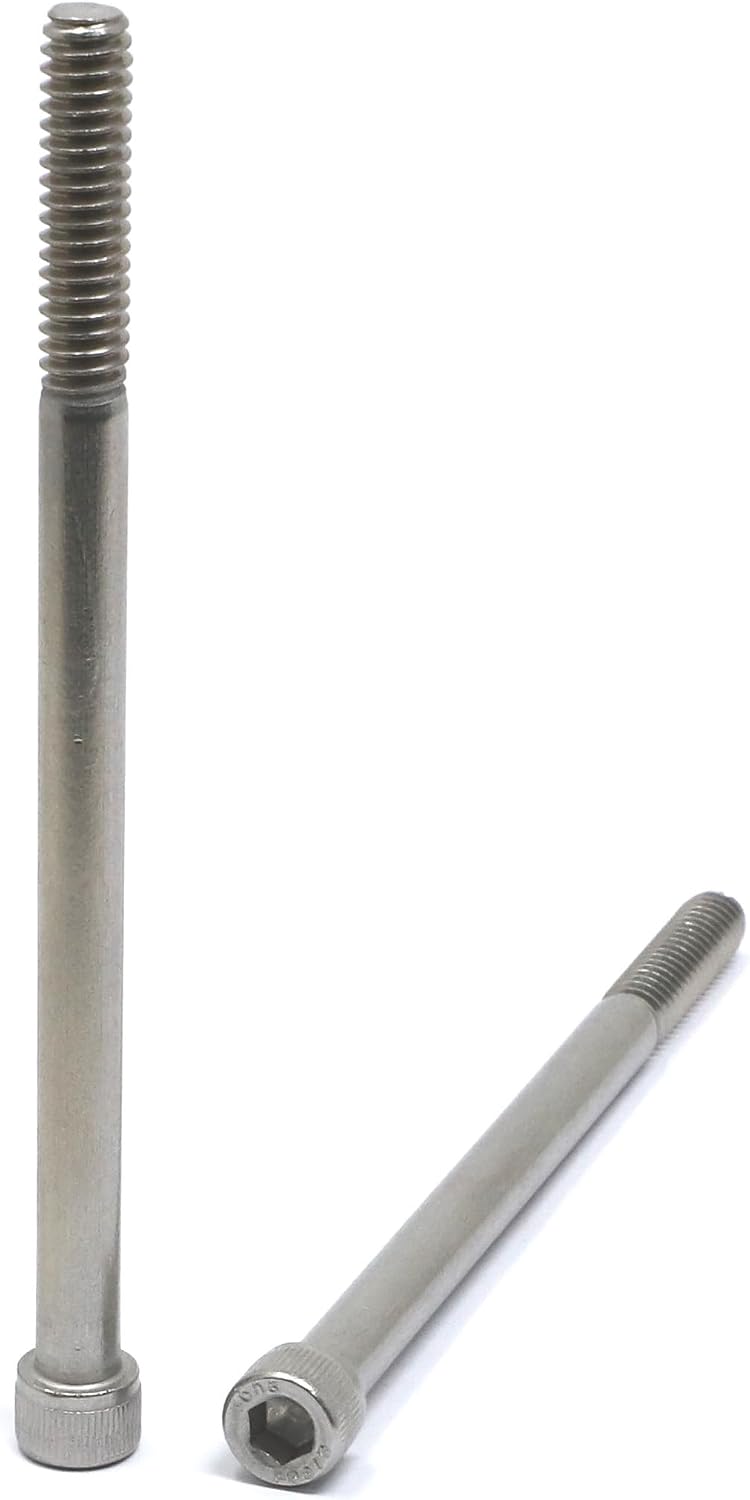 Kit 10 unidades tornillos hex 1/4-20 x 4 acero inox 304