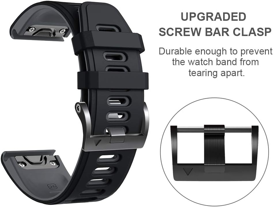 Correa suave repuesto para reloj Fenix 6X Pro/5X/5X Plus/3