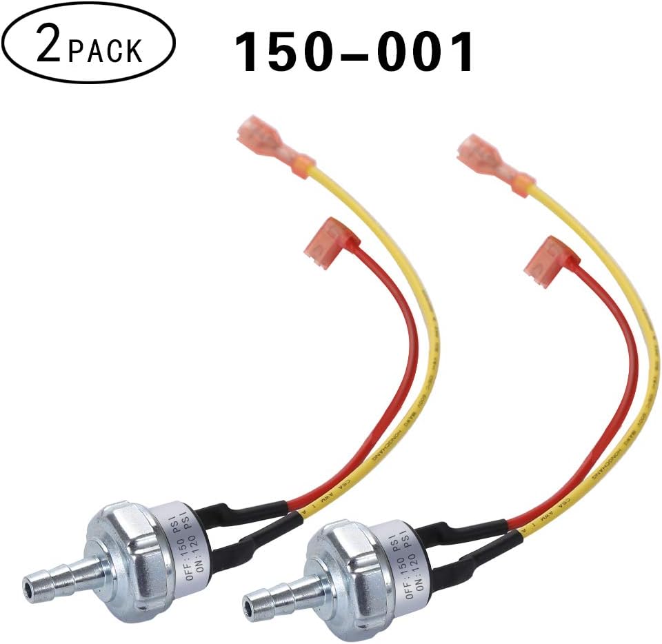 Interruptor presión aire 120-150 PSI compresor