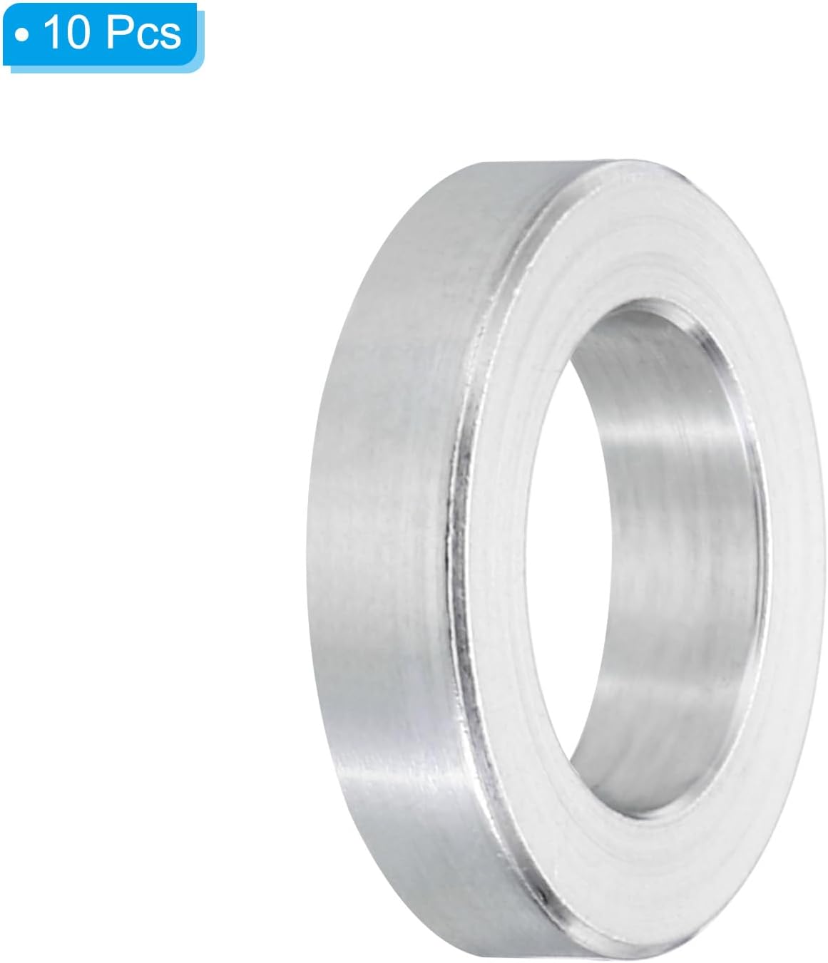 Espaciadores aluminio M12 10 pzas 0.49x0.79x0.2pulg