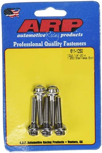 Tornillos acero inox 1/4-20 12 puntas pack 5