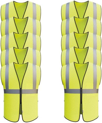 Chaleco seguridad reflectante con bolsillos tallas S/M-5X