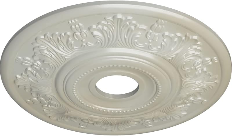 Medallón techo Viena 20" x 8.98cmID x 3.57cmP pintado azul