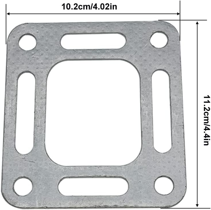 Junta codo escape comp Mercruiser 4 Pzas