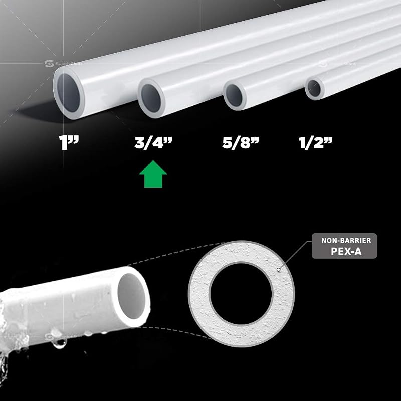 Tubería PEX-A 3/4pulg x 300pies para agua potable