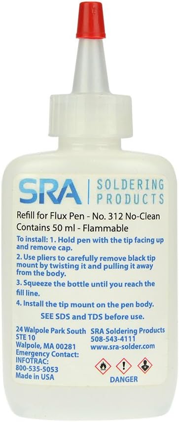 Lápiz Flux No-Clean con 5 Recambios