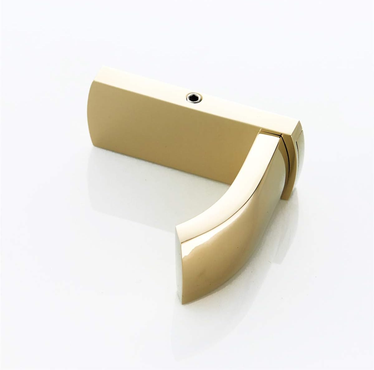 Gancho latón para bata cocina pared dorado pulido