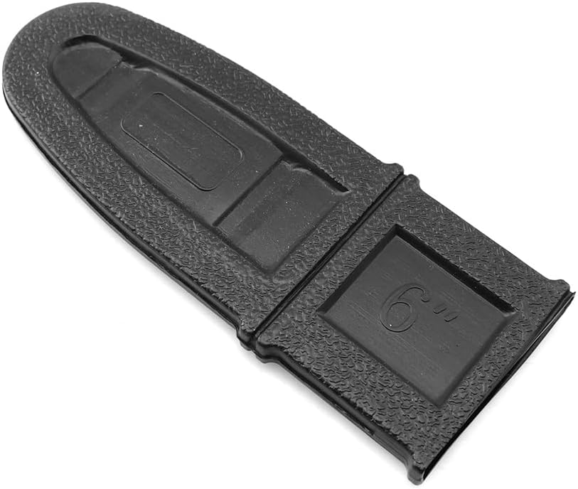 2 Protectores poste sierra cadena plástico 6pulg jardinería