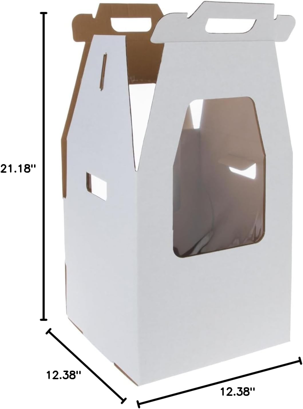 Caja tartas color blanco para panadería boda fiesta