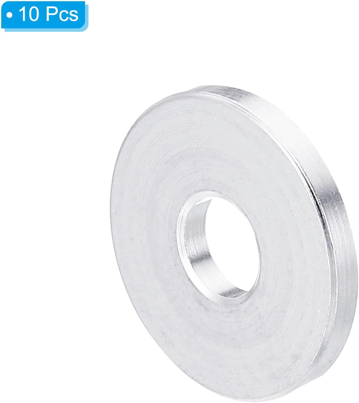 Espaciador aluminio M5 10 Uds 0.205x0.630pulg