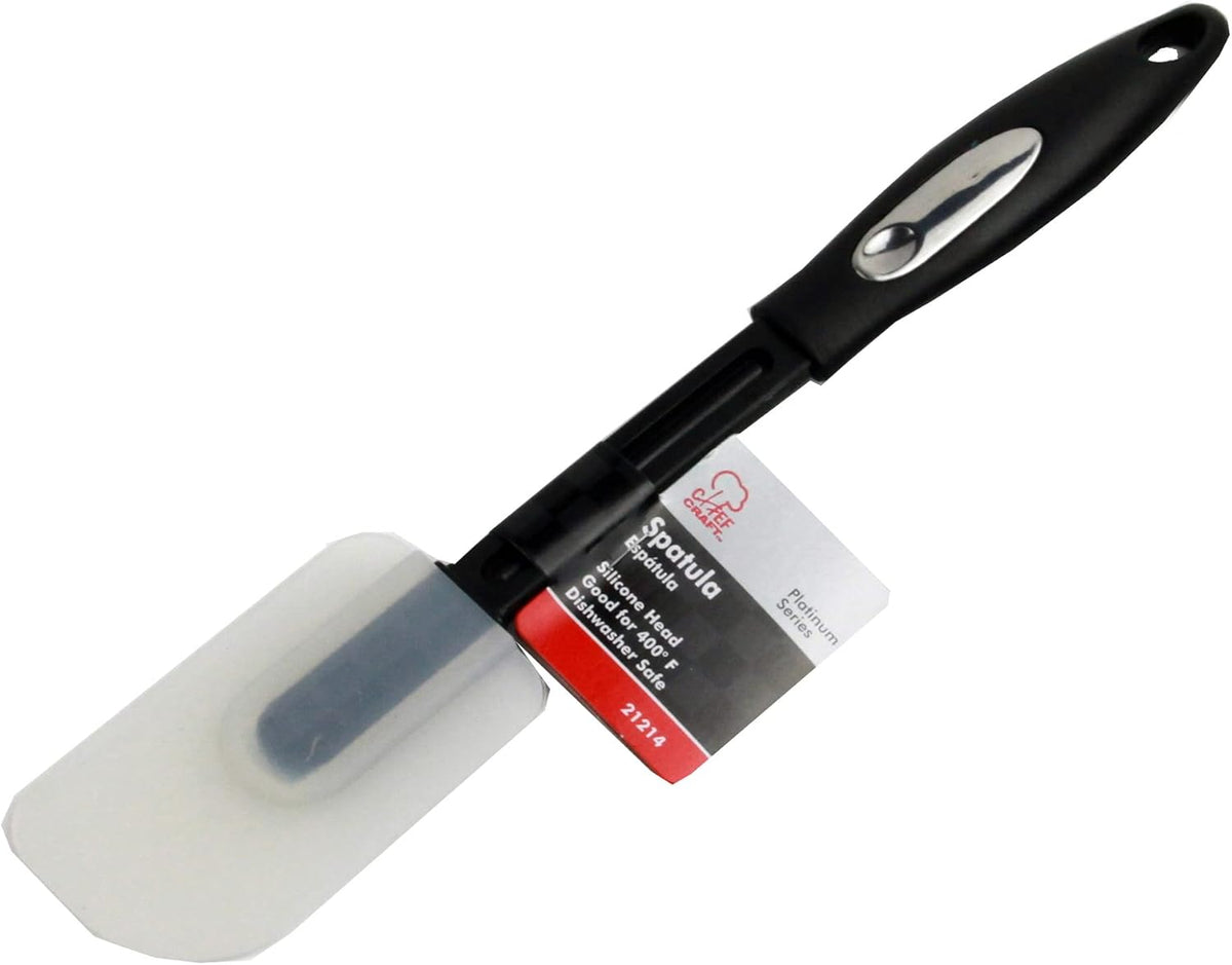 Espátula silicona 12pulg color negro