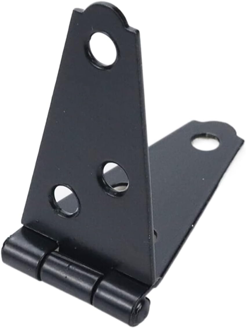 Bisagras puerta hierro negro 2pulg set 6