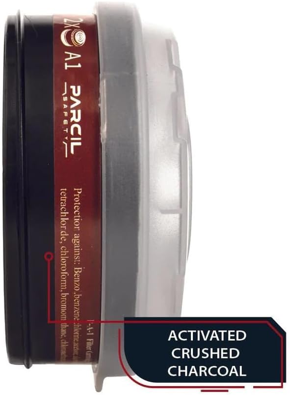 Filtros carbón activado para máscaras PD-100 T-60 2 Pzas