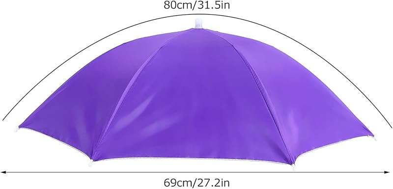 Paraguas 27pulg sombrero plegable para pesca senderismo playa