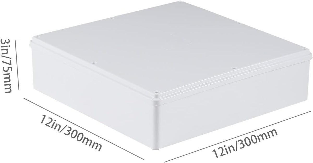 2 Cajas Conexiones IP65 PVC 12x12x3pulg