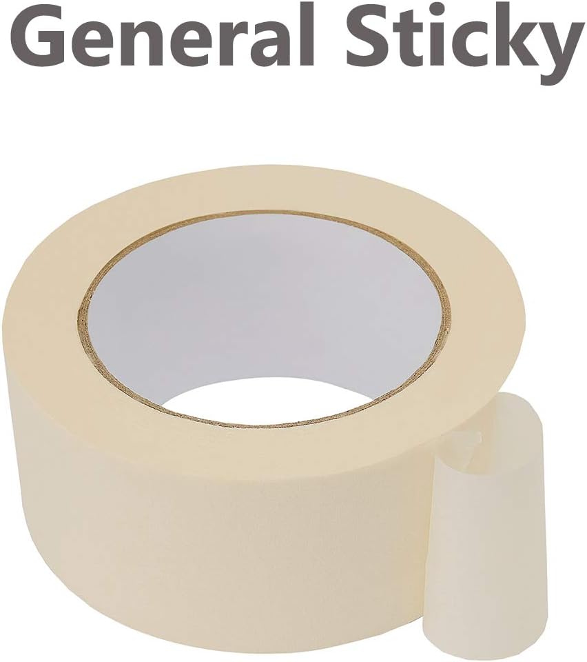 Cinta enmascarar ancha 2pulg pack 6 rollos 55yd uso general