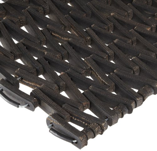 Alfombrilla antifatiga 108 color negro tejido en espiga