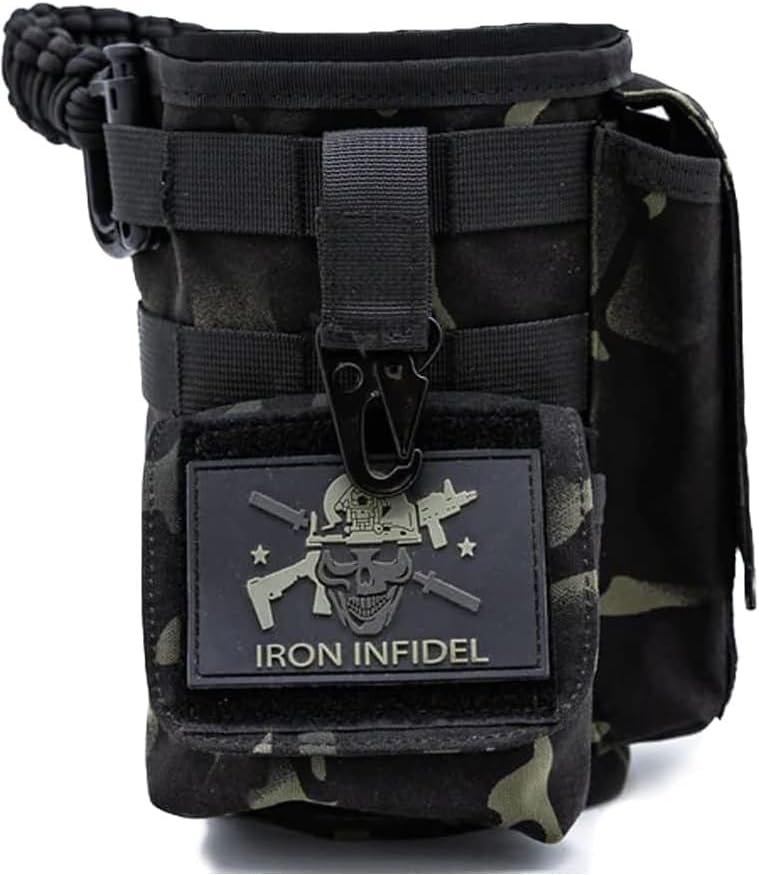 Funda botella 64oz y 32oz acero inox 1L con Molle versátil