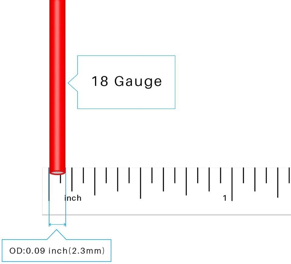 18 Alambres Silicona Resistente Alta Temperatura 18 AWG