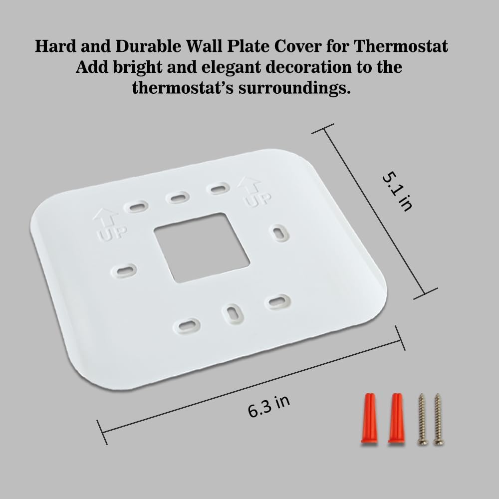Cubierta placa termostato plástico ABS blanco hueso