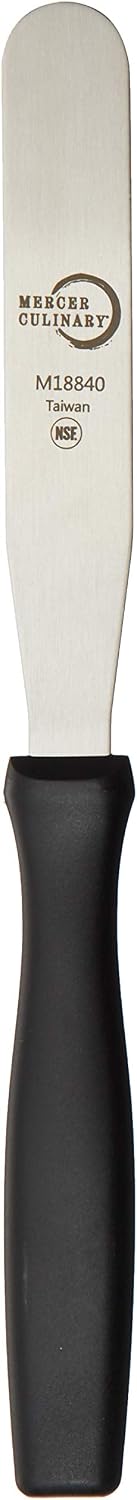 Espátula recta acero inox 4.25pulg negro